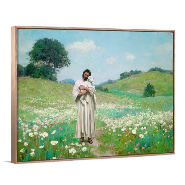 The Good Shepherd - Framed Canvas