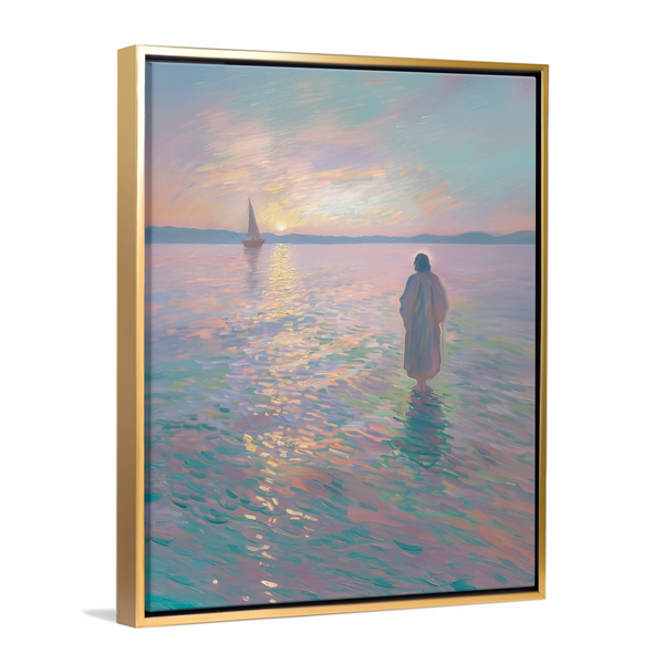 Master Of The Sea - Framed Canvas