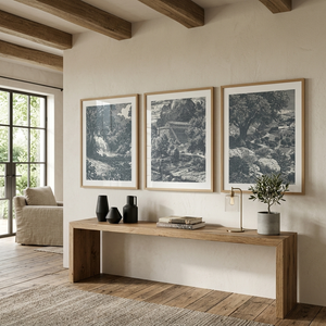 Garden Of Eden - Framed Glass Print