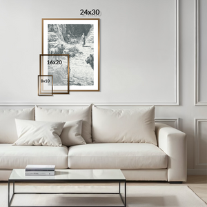 Daniel In The Lions Den - Framed Glass Print