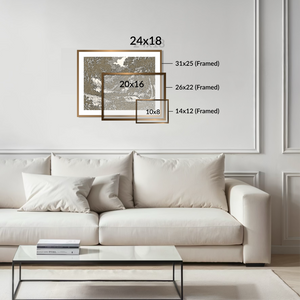 Garden Of Eden - Framed Glass Print