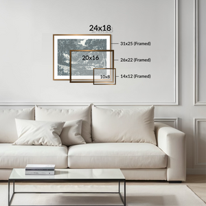 Garden Of Eden - Framed Glass Print