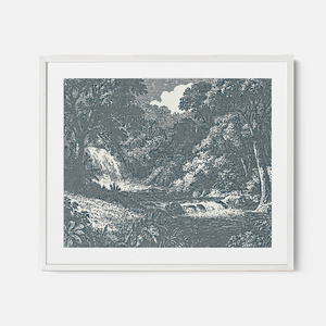 Garden Of Eden - Framed Glass Print