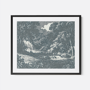 Garden Of Eden - Framed Glass Print