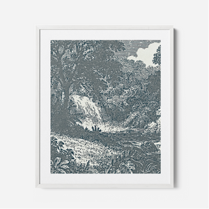 Garden Of Eden - Framed Glass Print