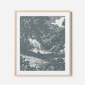 Garden Of Eden - Framed Glass Print