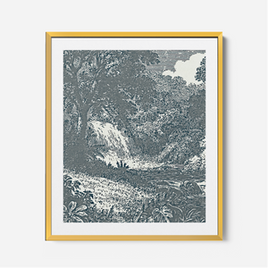 Garden Of Eden - Framed Glass Print