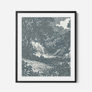 Garden Of Eden - Framed Glass Print