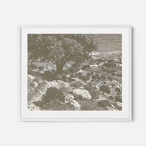 Jerusalem - Framed Glass Print