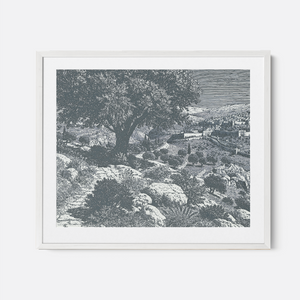 Jerusalem - Framed Glass Print
