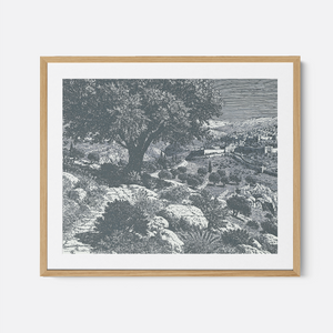 Jerusalem - Framed Glass Print
