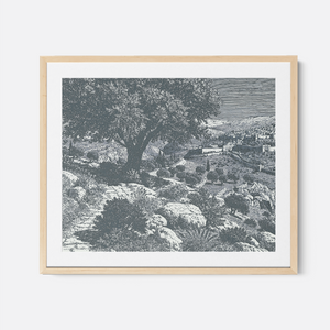 Jerusalem - Framed Glass Print