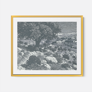 Jerusalem - Framed Glass Print