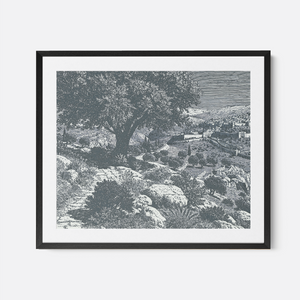 Jerusalem - Framed Glass Print