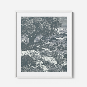 Jerusalem - Framed Glass Print