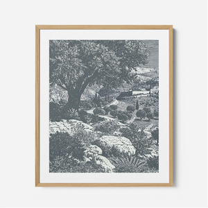 Jerusalem - Framed Glass Print