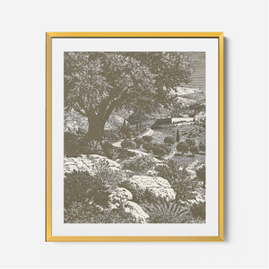 Jerusalem - Framed Glass Print