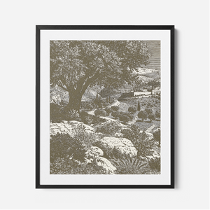 Jerusalem - Framed Glass Print