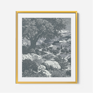 Jerusalem - Framed Glass Print