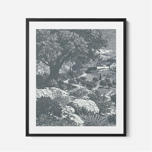 Jerusalem - Framed Glass Print