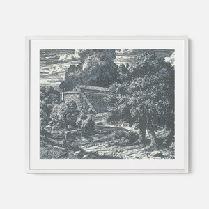 Noah's Ark - Framed Glass Print
