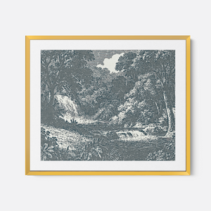 Noah's Ark - Framed Glass Print