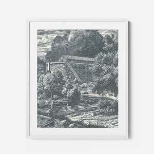 Noah's Ark - Framed Glass Print
