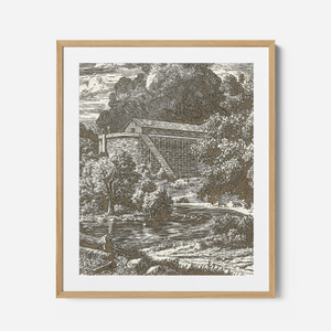 Noah's Ark - Framed Glass Print