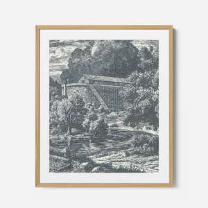 Noah's Ark - Framed Glass Print