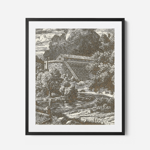Noah's Ark - Framed Glass Print
