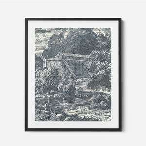 Noah's Ark - Framed Glass Print