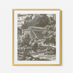 Noah's Ark - Framed Glass Print