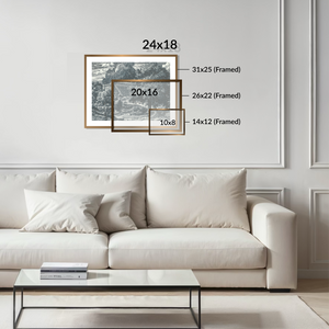 Noah's Ark - Framed Glass Print